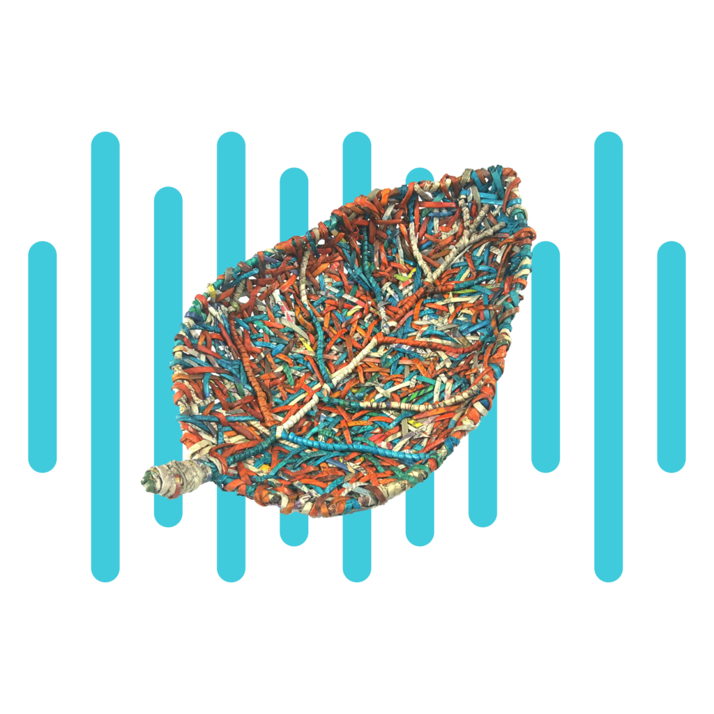 panière forme feuille